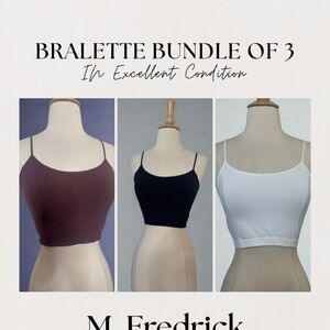 M. Fredrick bundle of 3 Bralette